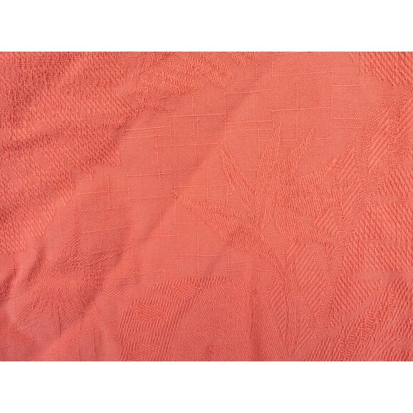 Tommy Bahama Shirt Mens 2XL Salmon Pink Silk Short Sleeve Jacquard Floral Print - Picture 8 of 14